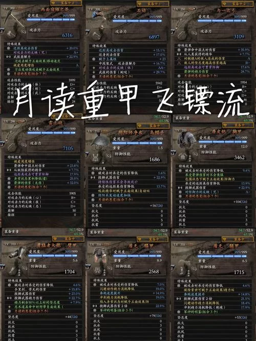 《仁王》重甲流装备及武器技能使用详解 重甲流PVP打法分析